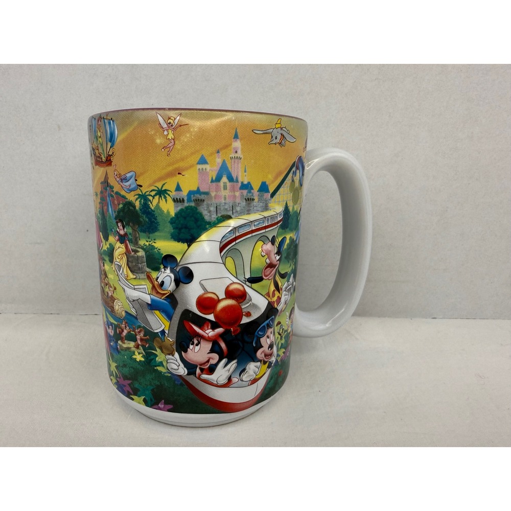 Disneyland Resort Grandma 3D Coffee Mug Mickey Mouse Characters‎ Purple Interior